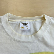 J- Vintage '91 Farworks Didn't Wash Hands Cartoon Graphic Made In USA Single Stitch Tee - XL