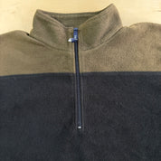 Vintage Nautica Challenge Made In USA Quarter Zip Polar Fleece - XL
