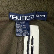 Vintage Nautica Challenge Made In USA Quarter Zip Polar Fleece - XL