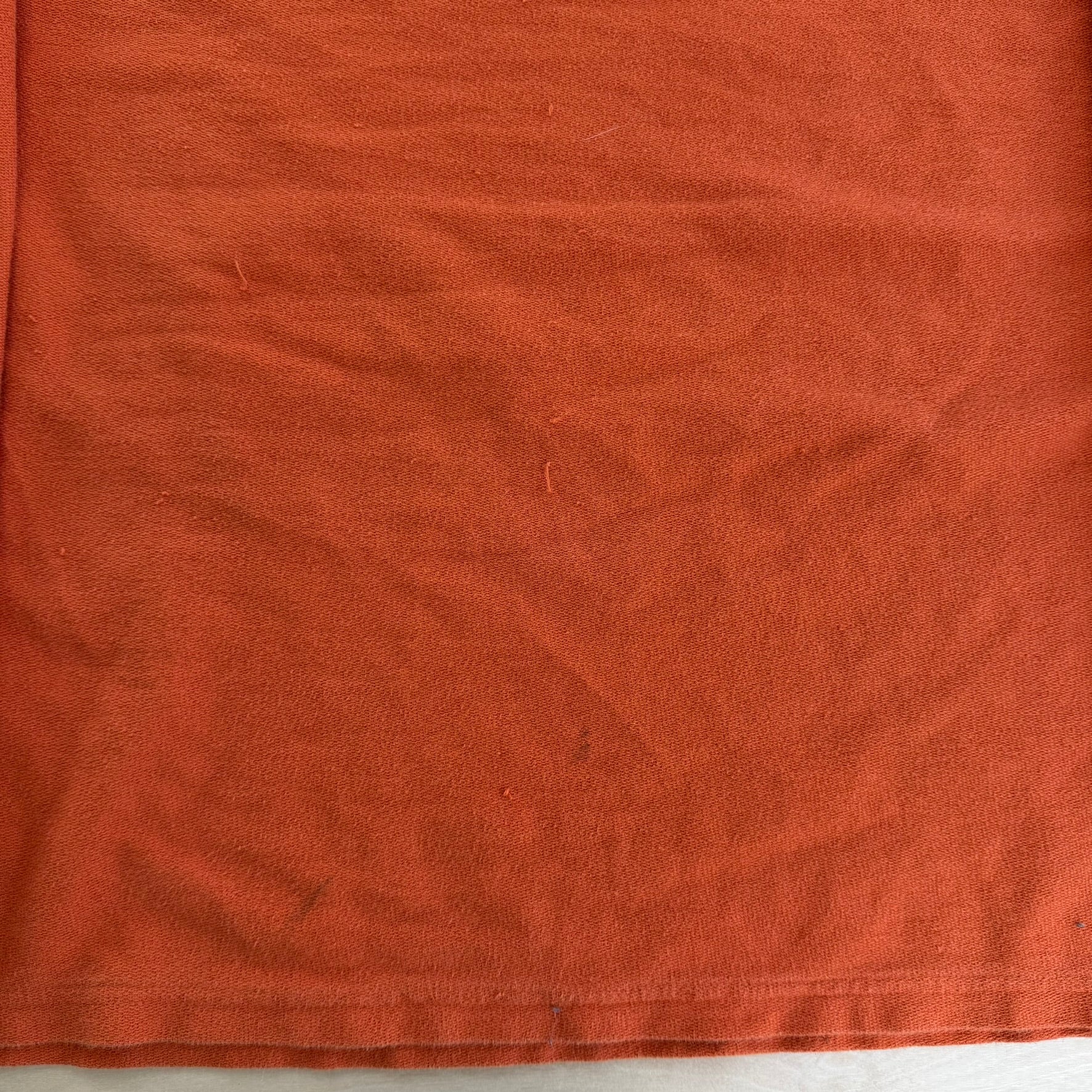 J- Vintage Stussy Embroidered Logo Orange Crewneck - L