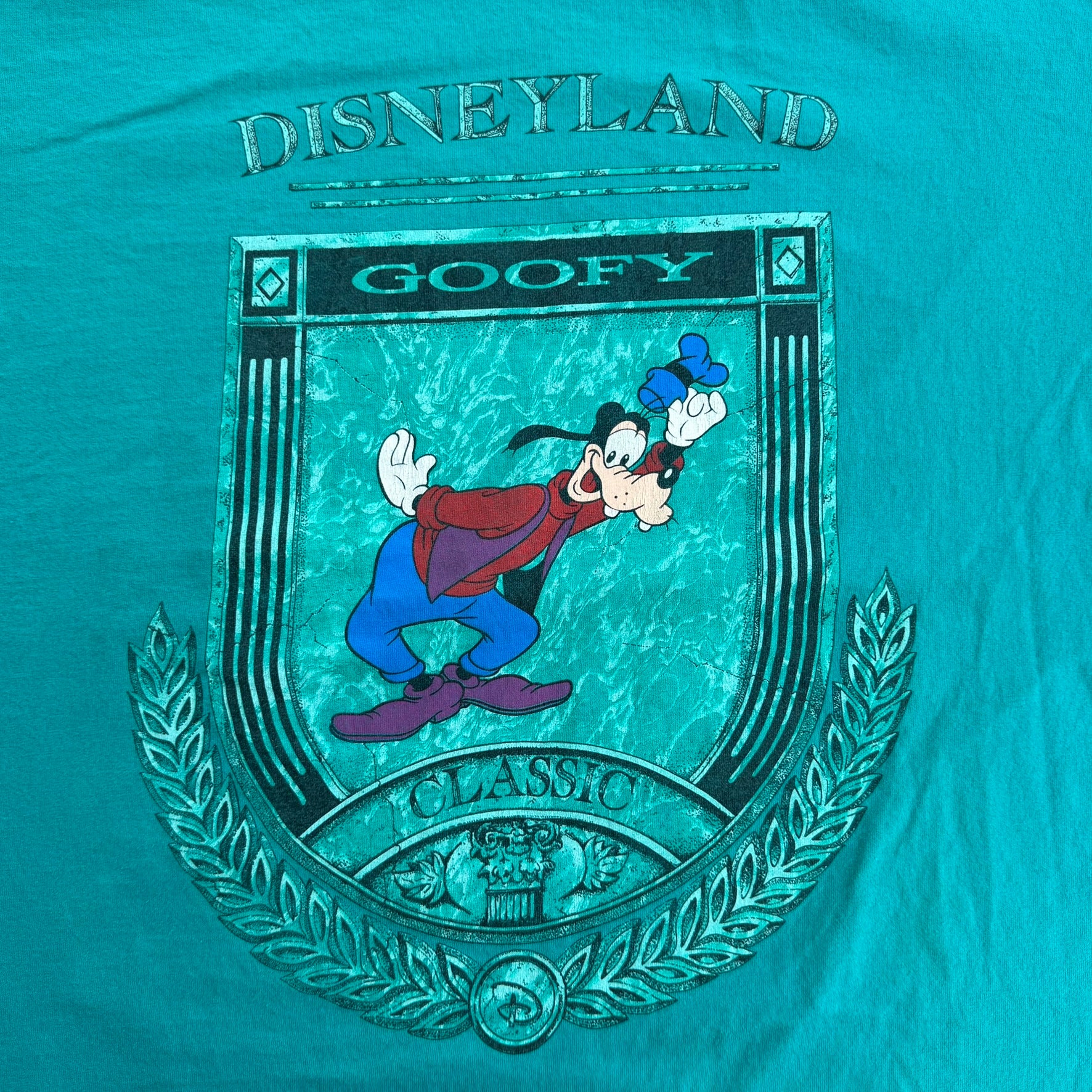 J- Vintage Disney Goofy Disneyland Classic Graphic Made In USA Tee - 2XL