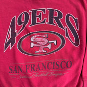 Vintage '96 San Francisco 49ers NFL Lee Graphic Made In USA Crewneck - M