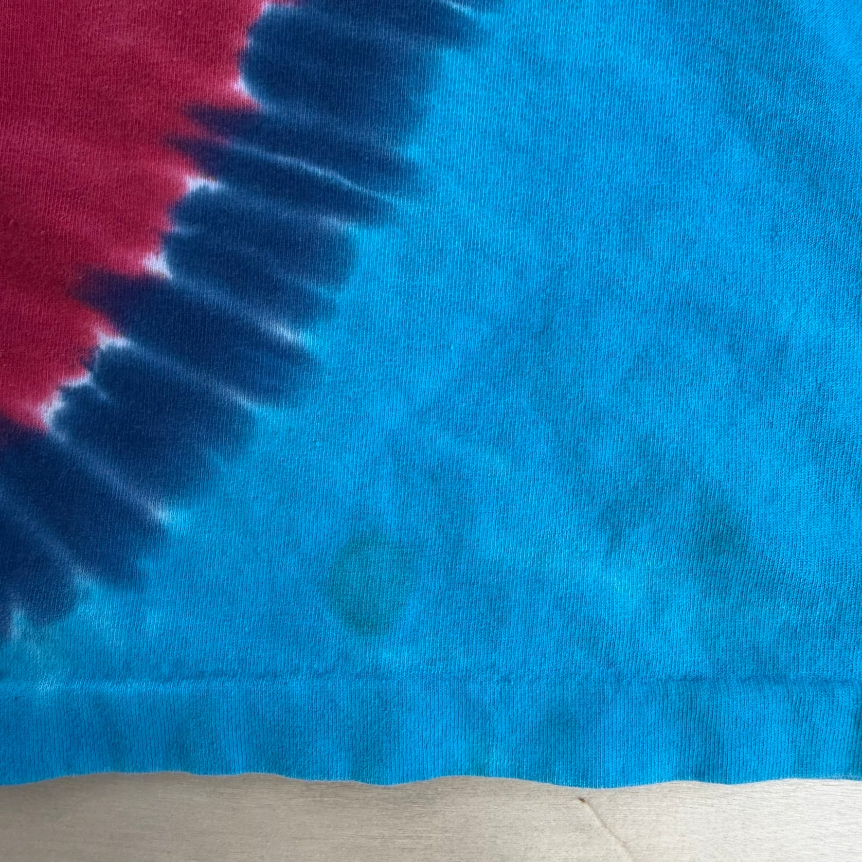 J- Vintage '03 The Grateful Dead Steal Your Face Tie Dye Graphic Single Stitch Tee - XL