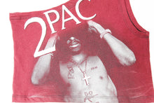 Load image into Gallery viewer, Haus Of Mojo Vintage Reworked Tupac Picture One Shoulder Cropped Top
