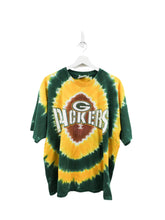 Load image into Gallery viewer, Z-  Vintage Packers NFL Liquid Blue Tie Dye Tee
