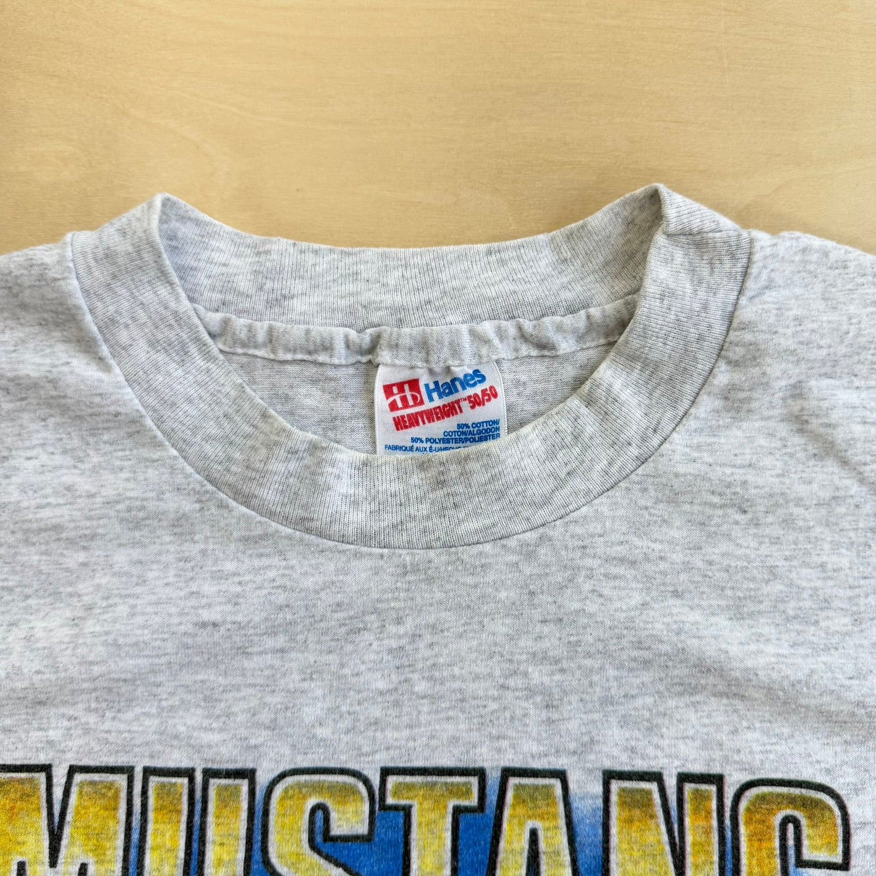 J- Vintage '94 Ford Mustang 30th Anniversary Celebration Graphic Made In USA Single Stitch Tee - XL