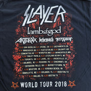 J- '18 Slayer Farewell Final World Tour Graphic Tee - XL