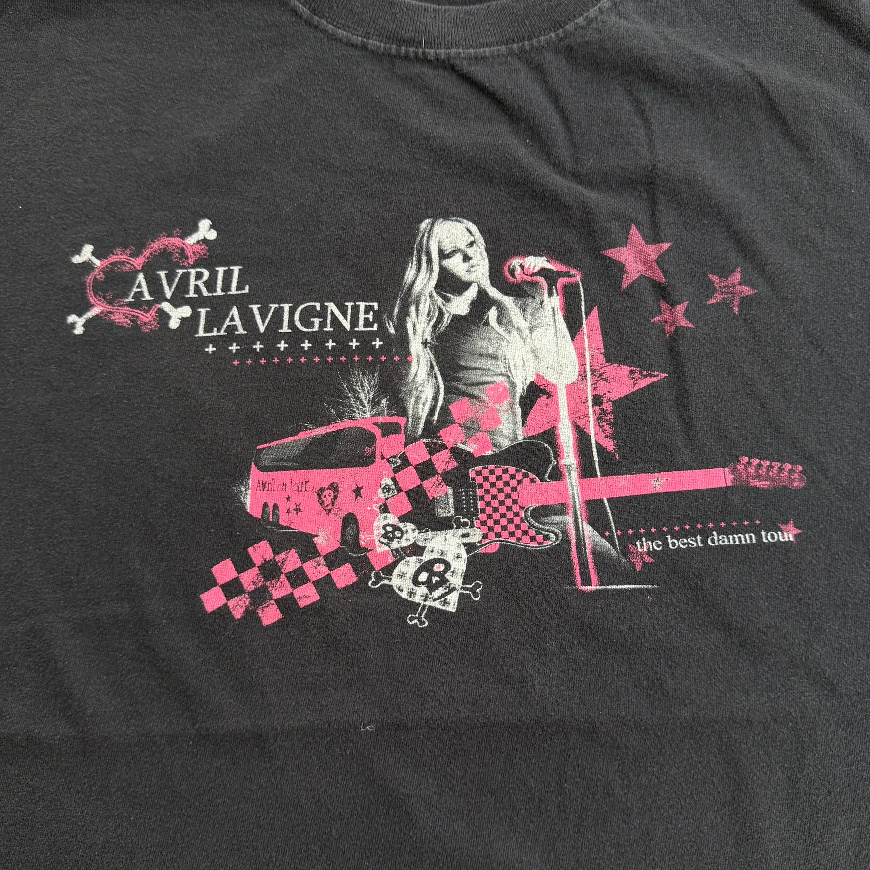 J- Vintage '08 Avril Lavigne The Best Damn Tour Graphic Tee - L