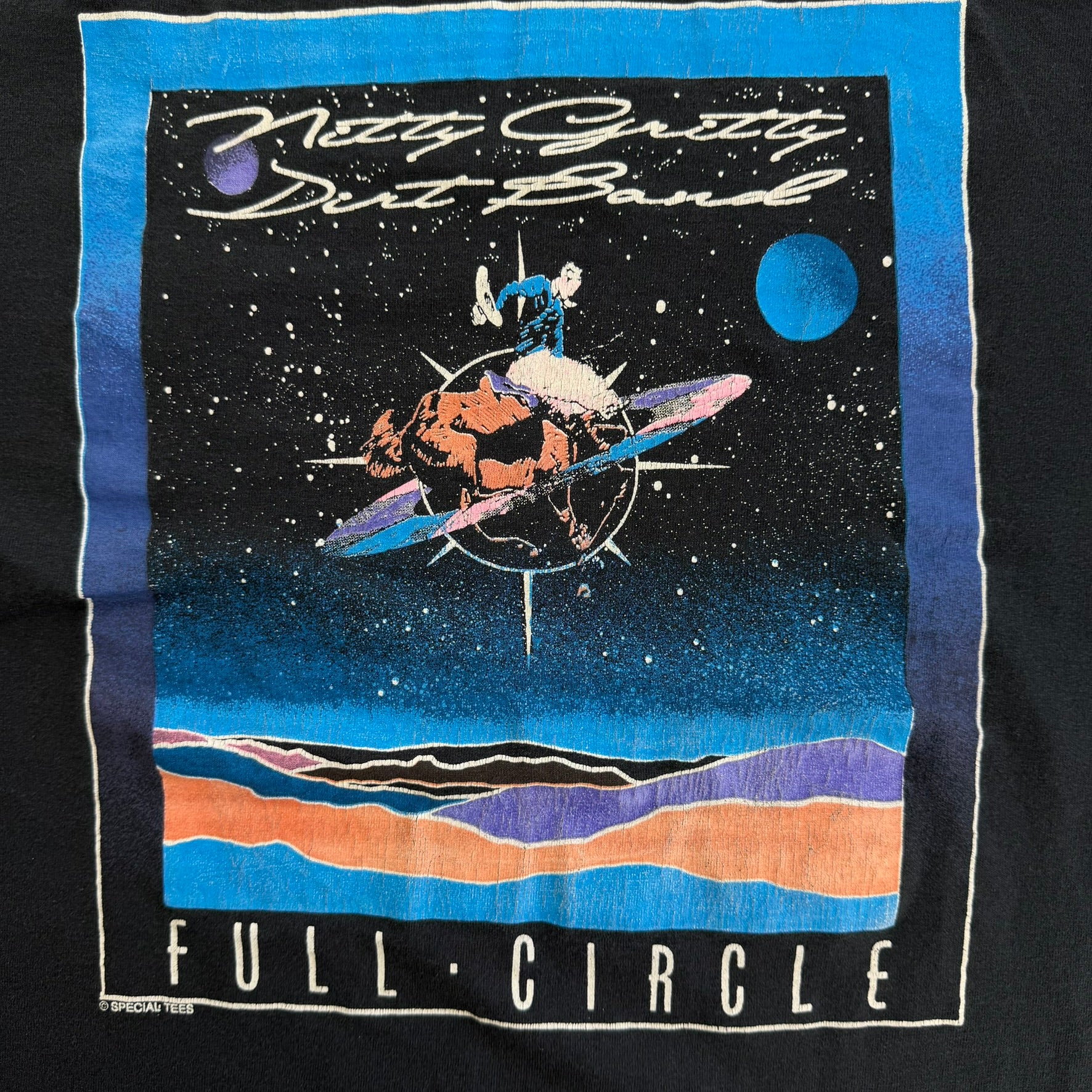 J- Vintage Nitty Gritty Dirt Band Full Circle Made In USA Single Stitch Tee - L