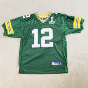 F- 2011 Green Bay Packers Aaron Rodgers Super Bowl 65 NFL Reebok Jersey