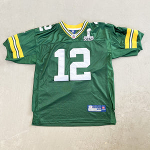 F- 2011 Green Bay Packers Aaron Rodgers Super Bowl 65 NFL Reebok Jersey
