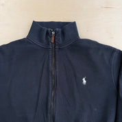 Vintage Polo RL Embroidered Logo Zip Up Track Jacket - L
