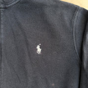 Vintage Polo RL Embroidered Logo Zip Up Track Jacket - L