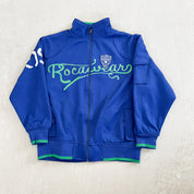F- Vintage Rocawear Embroidered Logo Zip Up Track Jacket