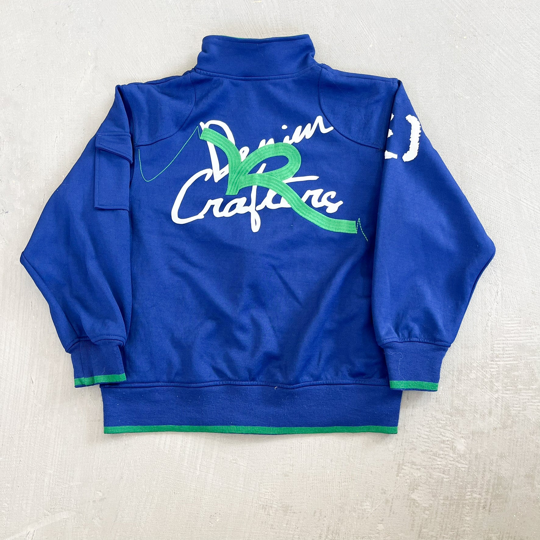 F- Vintage Rocawear Embroidered Logo Zip Up Track Jacket