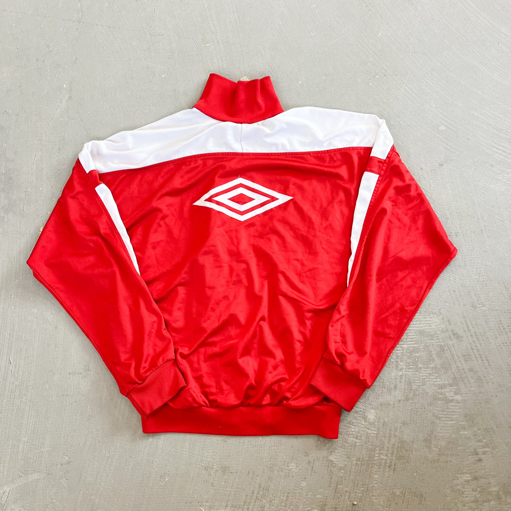 F- Vintage Umbro Embroidered Logo Pumas Zip Up Track Jacket