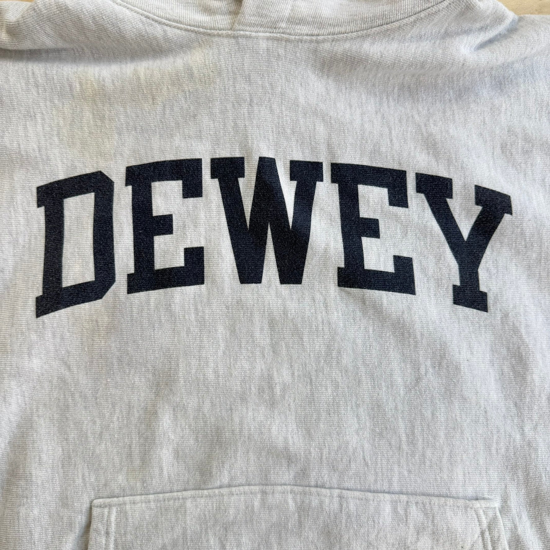 J- Vintage Champion Reverse Weave Denver Text Hoodie - XL