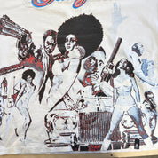 J- Vintage Cezer Gangsta Text & Jumbo Print Tee - XL