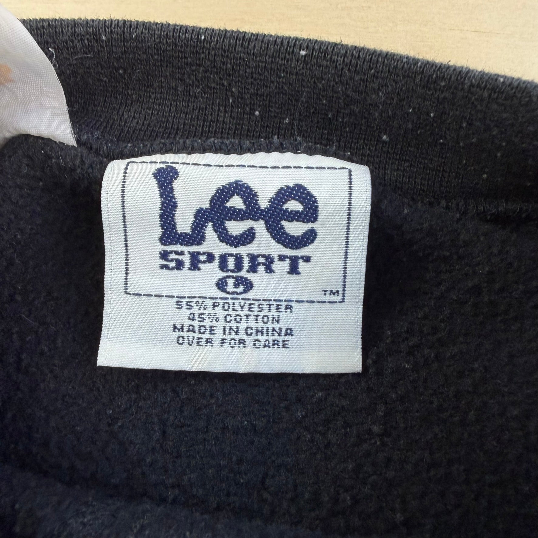 Vintage Pittsburgh Steelers NFL Lee Embroidered Text & Logo Crewneck - L