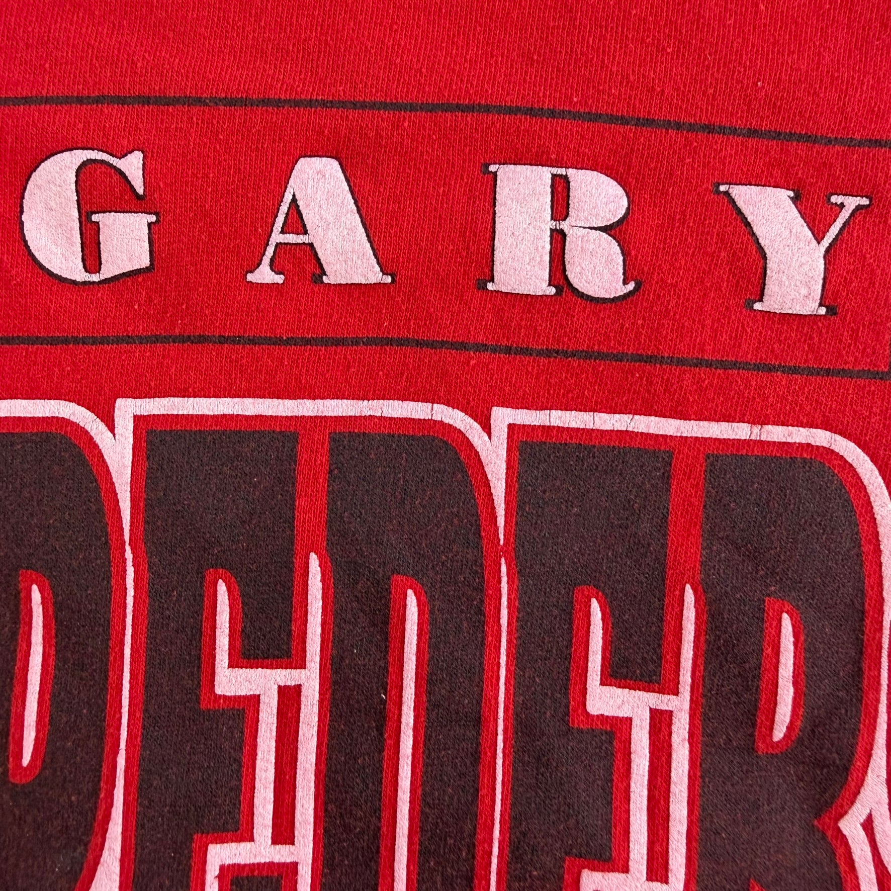 Vintage '93 Calgary Stampeders Doug Flutie CFL Text & Logo Made In Canada Crewneck - XL