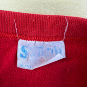 Vintage '93 Calgary Stampeders Doug Flutie CFL Text & Logo Made In Canada Crewneck - XL