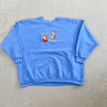 Load image into Gallery viewer, F- Vintage Disney Winnie The Pooh &amp; Tigger Embroidered Text Crewneck
