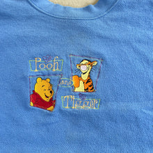 Load image into Gallery viewer, F- Vintage Disney Winnie The Pooh &amp; Tigger Embroidered Text Crewneck
