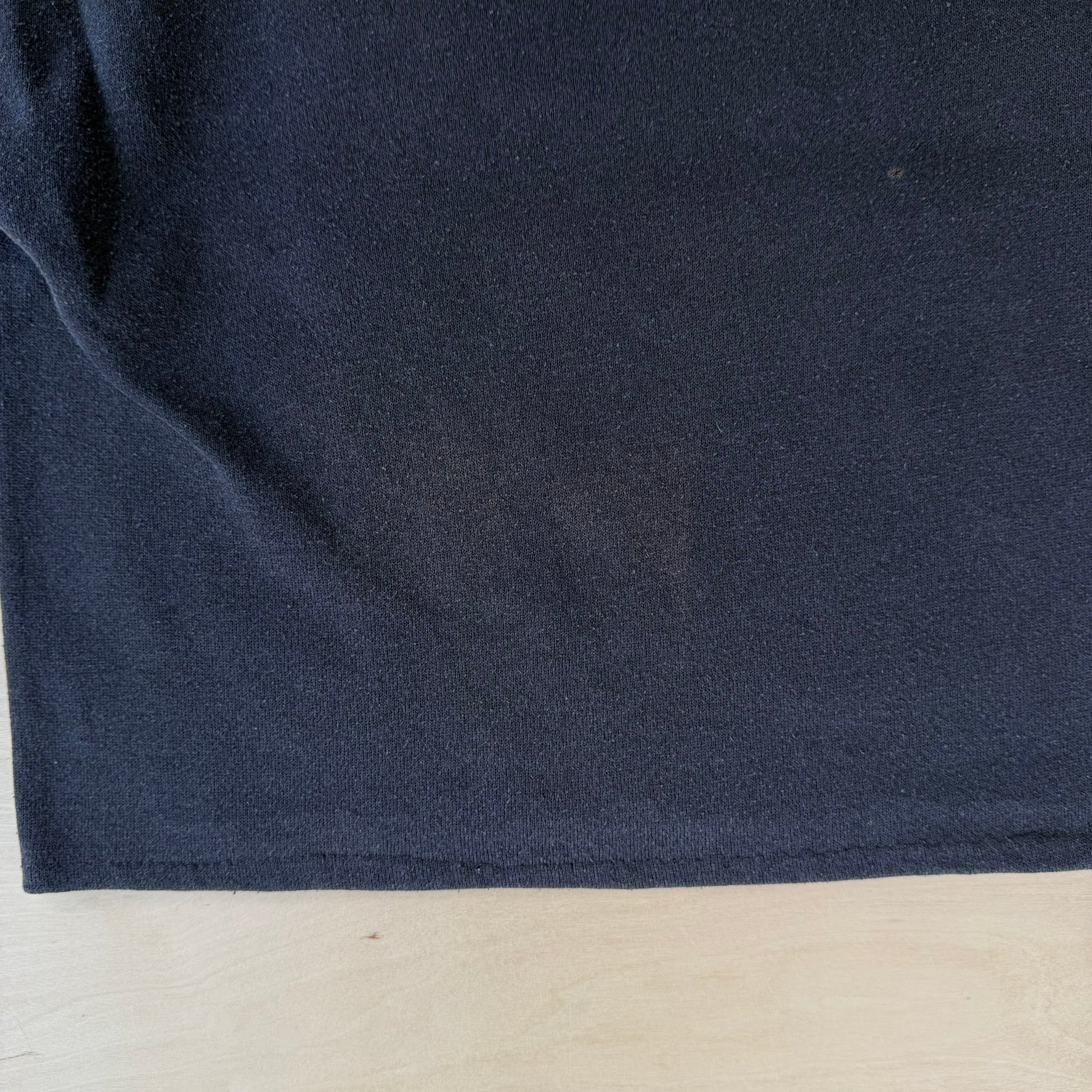 J- Vintage Charlotte Hornets NBA Logo & Text Made In USA Cropped Crewneck - L