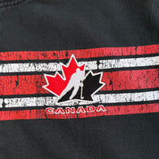 Vintage Hockey Canada Embroidered Logo Zip Up Sweatshirt Track Jacket - XL