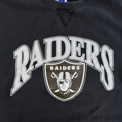 Vintage Oakland Raiders NFL Russell Athletic Text & Logo Crewneck - XL