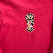 J- Vintage Chicago Bulls NBA Mitchell & Ness 96 Finals Embroidered Graphic Hoodie - L