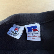 Vintage Oakland Raiders NFL Russell Athletic Text & Logo Crewneck - XL