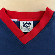 Vintage Tennessee Titans NFL Lee Embroidered Text & Logo Crewneck - L