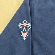 Vintage Tennessee Titans NFL Lee Embroidered Text & Logo Crewneck - L