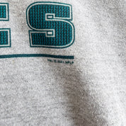 J- Vintage '01 Philadelphia Eagles NFL Lee Text & Logo Hoodie - M