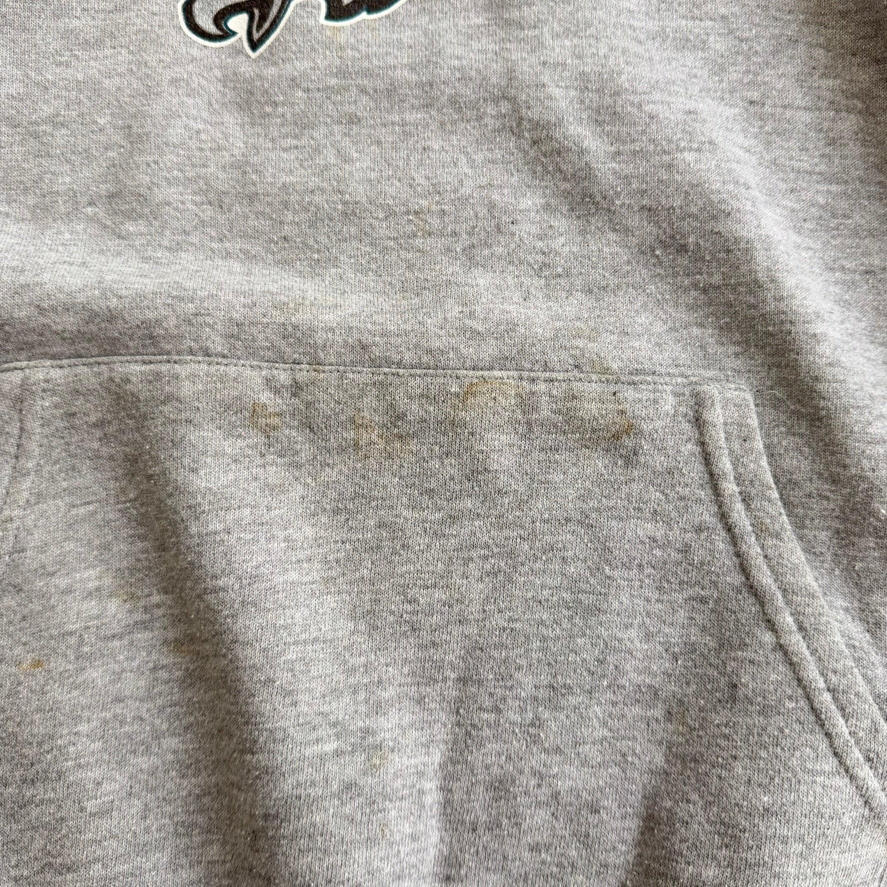 J- Vintage '01 Philadelphia Eagles NFL Lee Text & Logo Hoodie - M