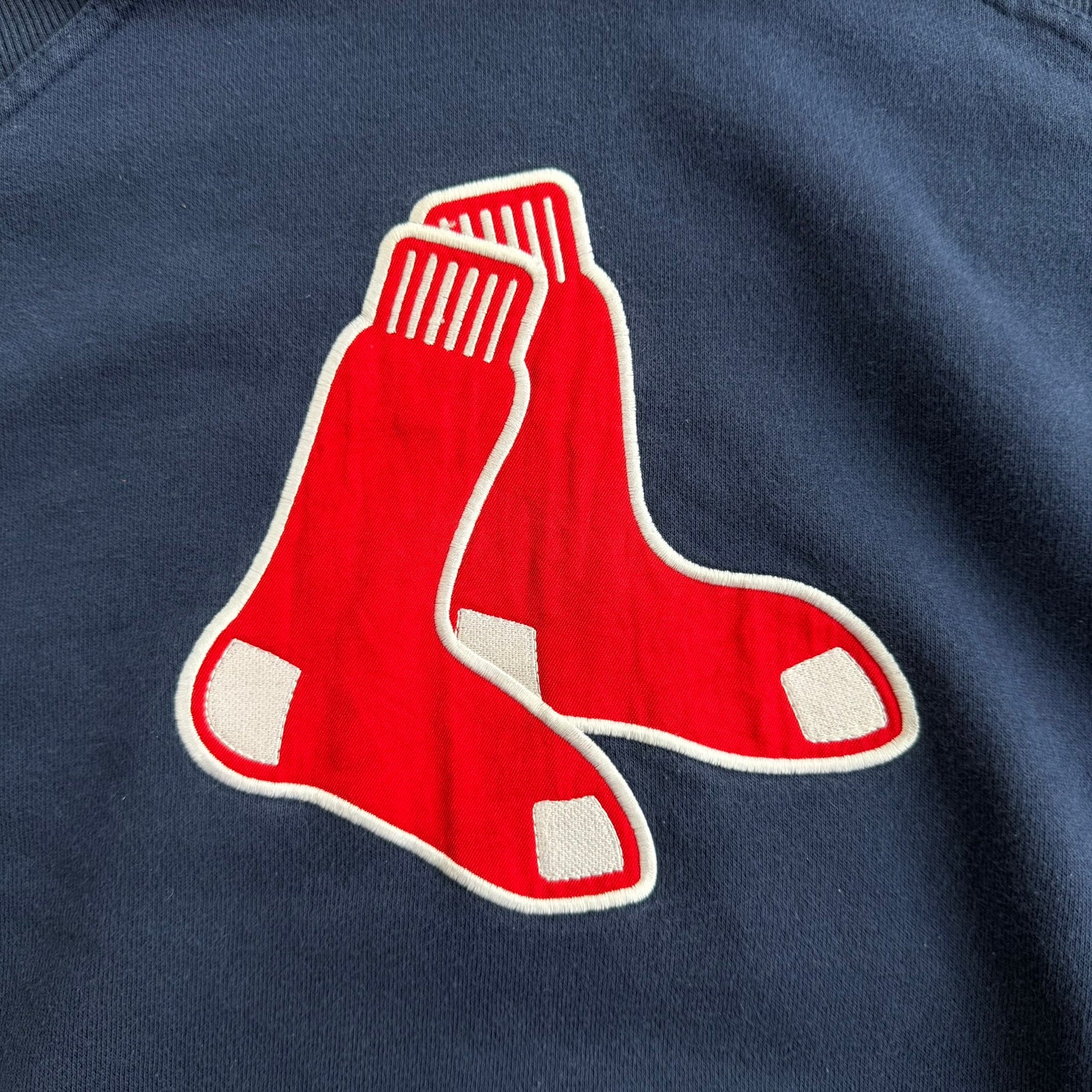 J- Vintage Boston Red Sox MLB Embroidered Logo Hoodie - L