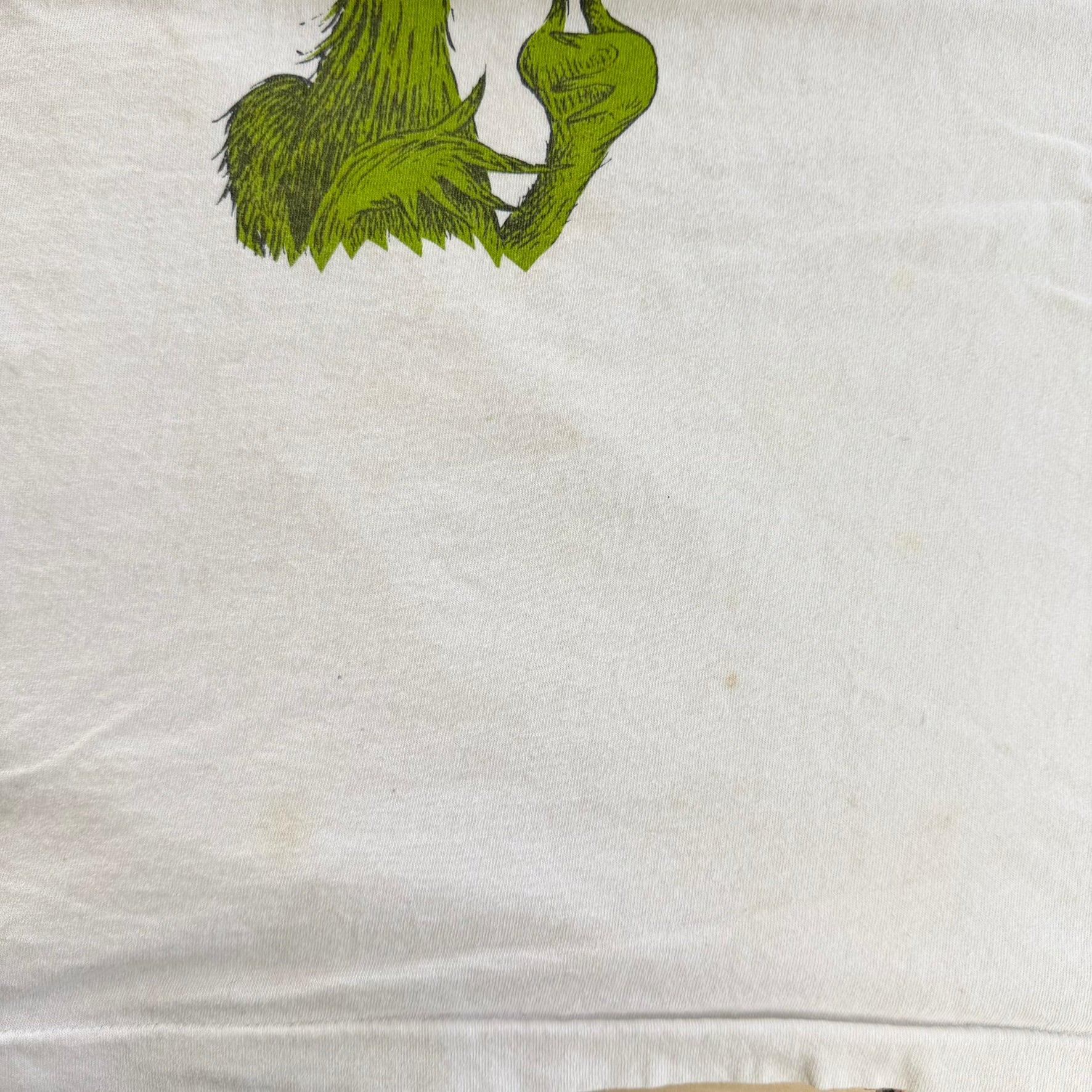 J- Vintage Dr. Seuss The Grinch Graphic Single Stitch Tee - XL