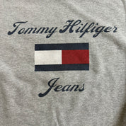 J- Vintage Tommy Hilfiger Denim Graphic Made In USA Crewneck - L