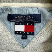 J- Vintage Tommy Hilfiger Denim Graphic Made In USA Crewneck - L