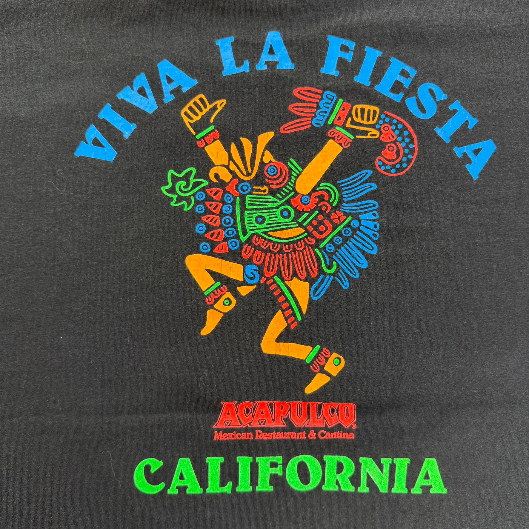 J- Vintage Save Water Drink Margaritas Text & Graphic Made In USA Single Stitch Tee - XL