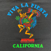 J- Vintage Save Water Drink Margaritas Text & Graphic Made In USA Single Stitch Tee - XL