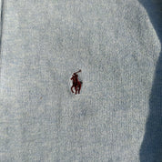 Vintage 90s Polo RL Embroidered Logo Quarter Zip Crewneck - M