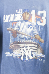 Z- 2004 NFL Yankees Alex Rodriguez Graphic Tee