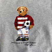Vintage Youth Polo RL Soccer Bear Graphic Crewneck - Youth L (14-16)