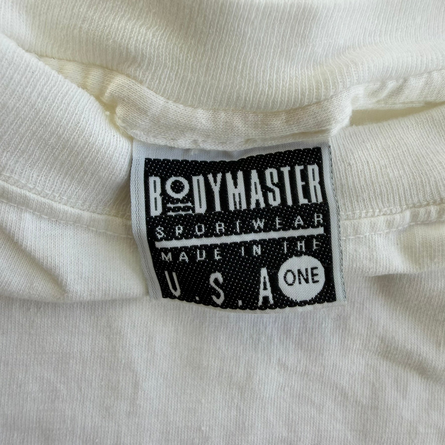 J- Vintage '93 Bodymaster Sportswear Graphic Made In USA Single Stitch Tee - OSFA ( XL)