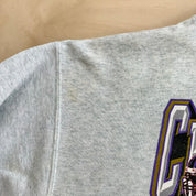 J- Vintage '01 Baltimore Ravens Super Bowl 35 NFL Ray Lewis Graphic Crewneck - L