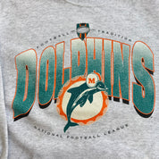 J- Vintage Miami Dolphins NFL Graphic Crewneck - M