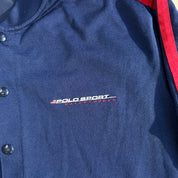 Vintage 90s Polo Sports RL Snap Front Track Jacket - L