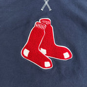 J- Vintage Boston Red Sox MLB Chenille Embroidered Logo Hoodie - 2XL